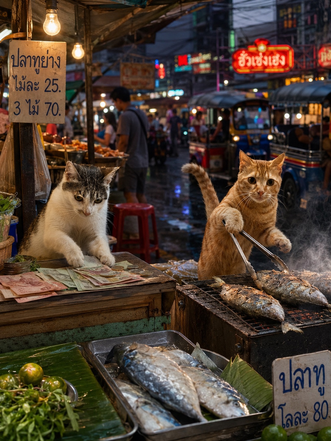 Cats in Bangkok