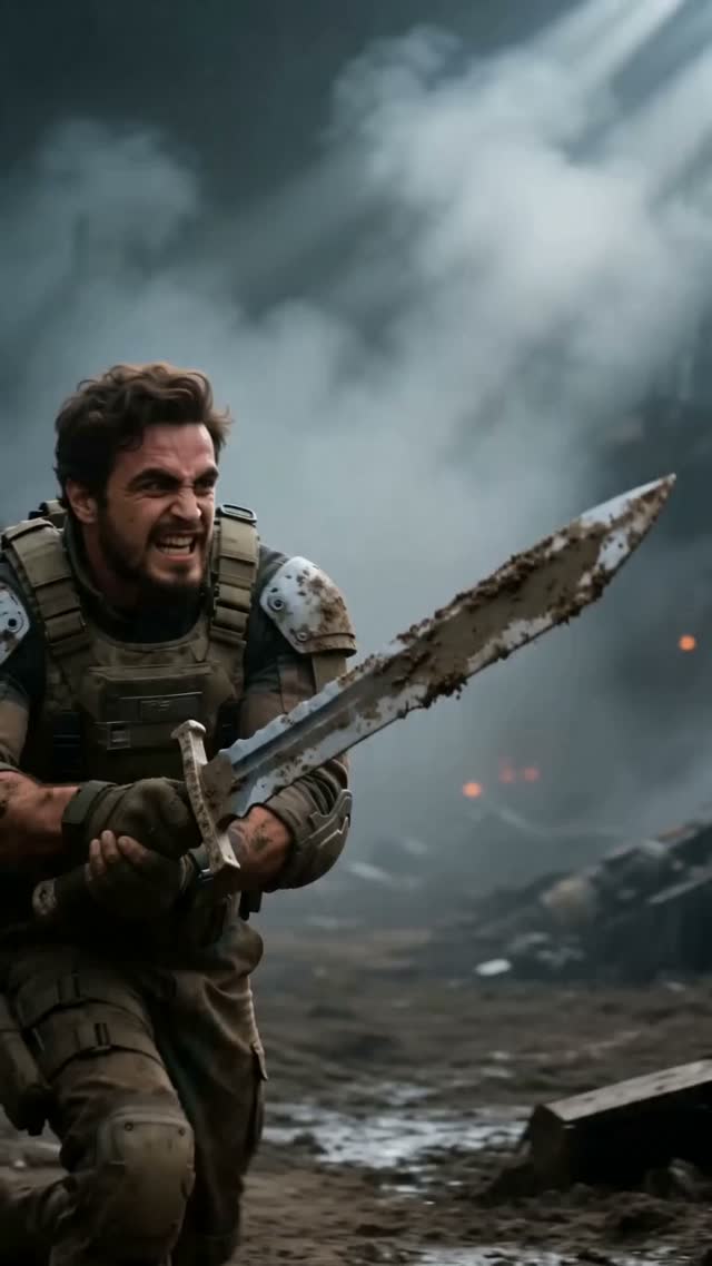Seedance 2.0: Epic Battle Scene With Human Hero vs AI Warriors