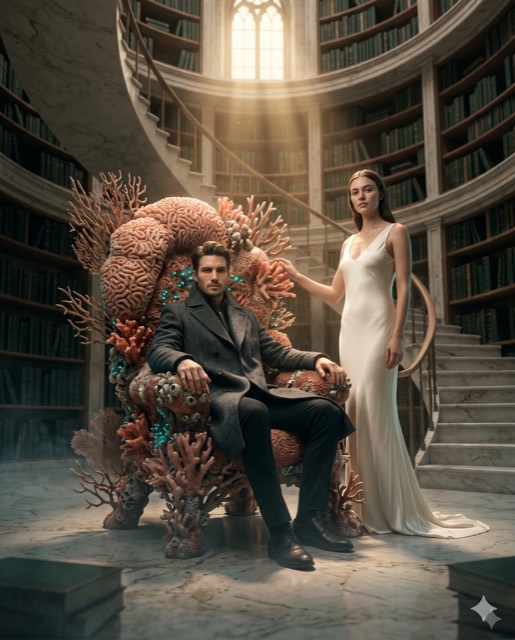 Premium Surreal Dream Photography A Surreal Chair Grown From Coral